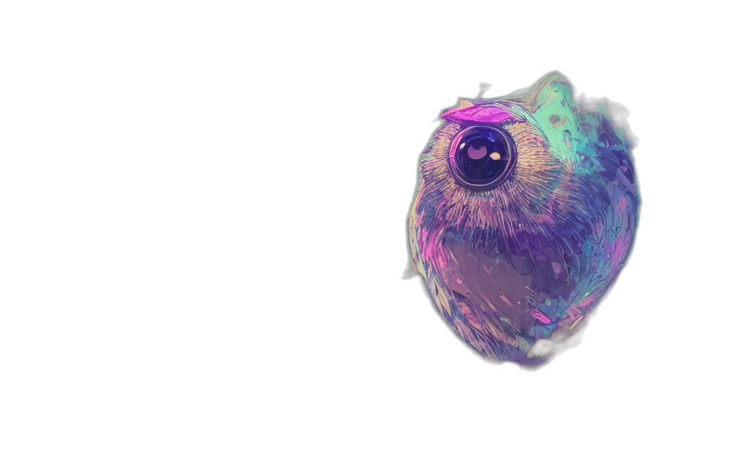 creature, mask, animal, hair transparent PNG cut-out