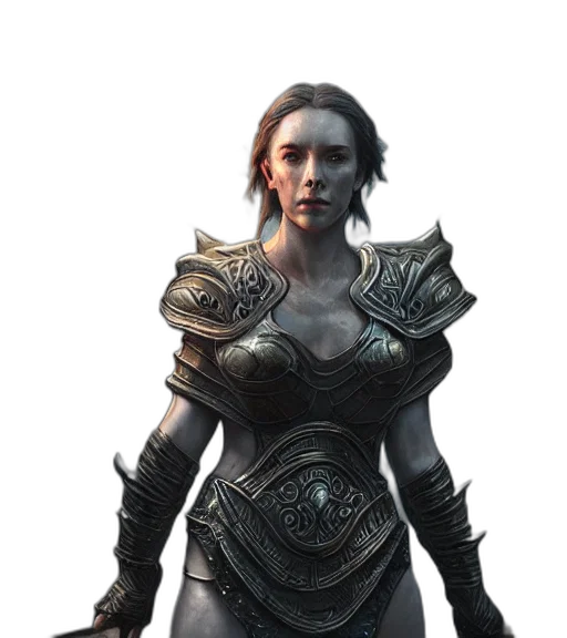staff, dress, sword, concept art transparent PNG cut-out