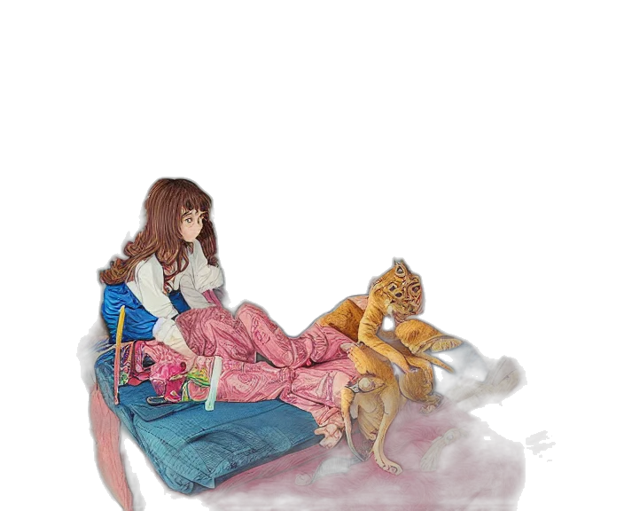 animal, concept art, watercolor, oil painting transparent PNG cut-out