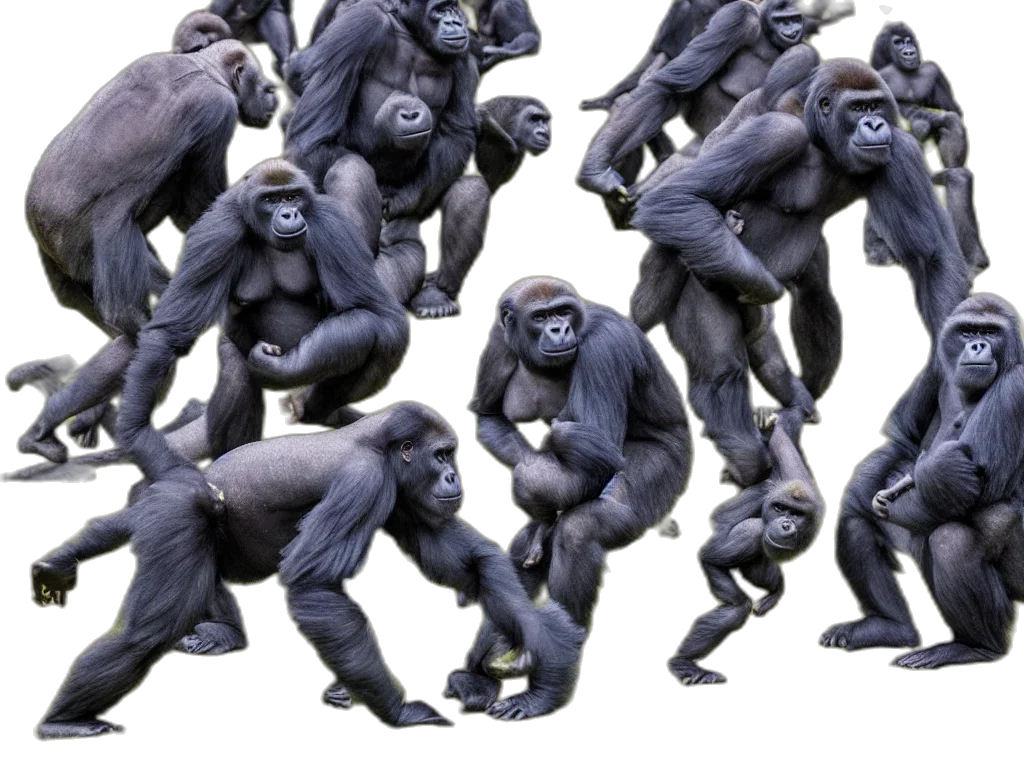 animal, concept art, 3d render, photorealistic transparent PNG cut-out