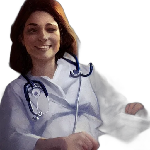 staff, dress, face, jacket transparent PNG cut-out