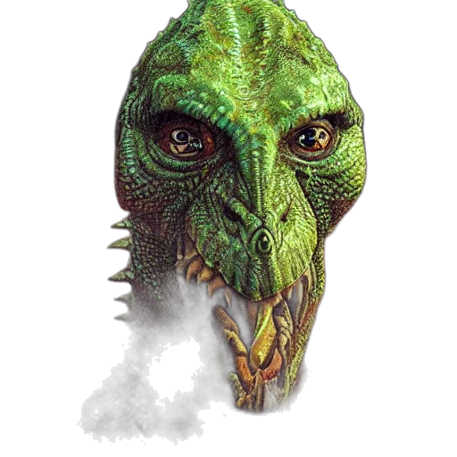 dragon, mask, creature, face transparent PNG cut-out