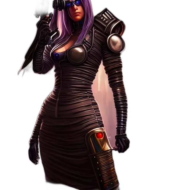 staff, weapon, concept art, cyberpunk transparent PNG cut-out