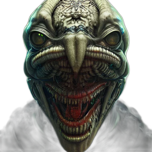 mask, creature, face, dragon transparent PNG cut-out