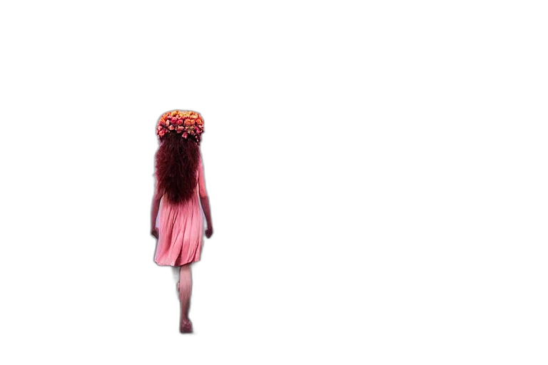 dress, hair, hat, crown transparent PNG cut-out