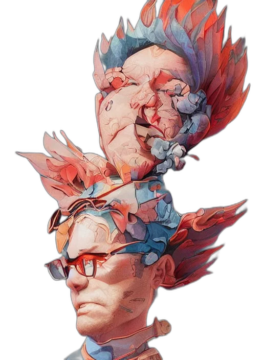 mask, face, crown, concept art transparent PNG cut-out