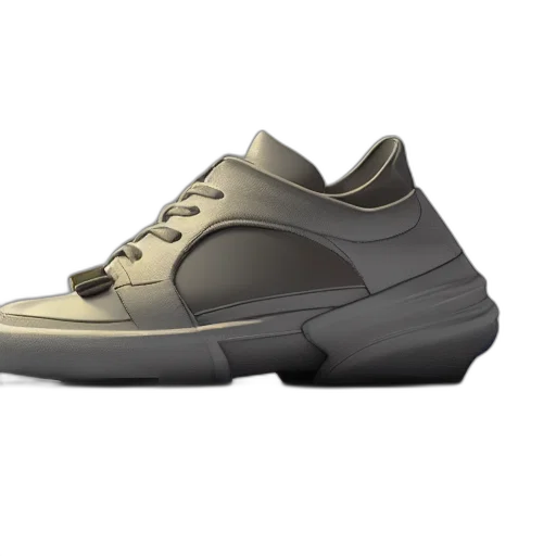 shoes, 3d render, sneakers, style transparent PNG cut-out