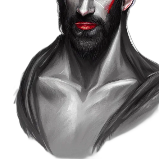 face, fantasy art, photorealistic, concept art transparent PNG cut-out