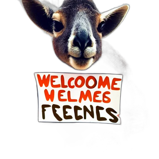 animal, portrait, photo, kangaroo transparent PNG cut-out