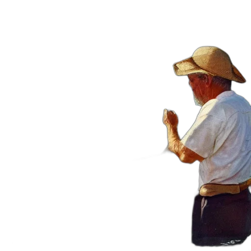 hat, staff, face, umbrella transparent PNG cut-out