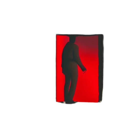 jacket, staff, face, robot transparent PNG cut-out