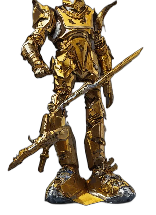 robot, sword, weapon, staff transparent PNG cut-out
