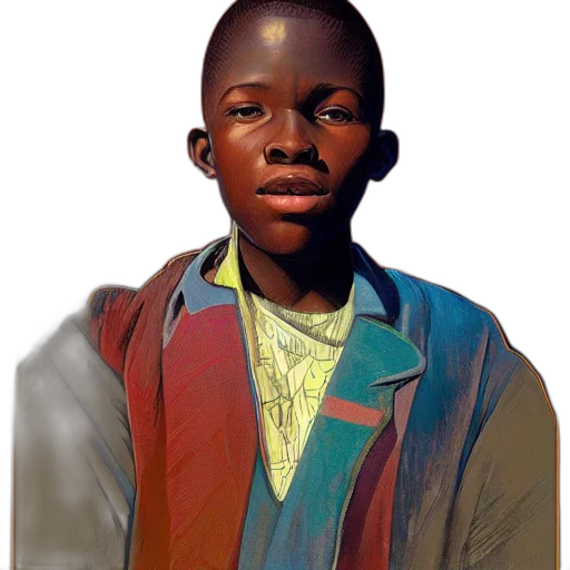 jacket, face, staff, animal transparent PNG cut-out