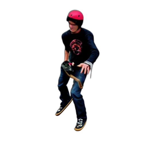 jacket, staff, 3d render, pixel art transparent PNG cut-out