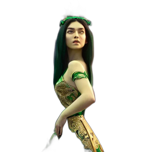 staff, dress, weapon, concept art transparent PNG cut-out