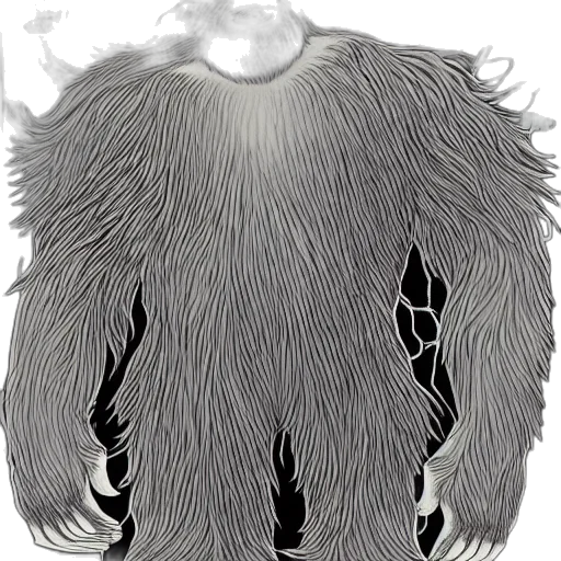 hair, jacket, crown, mask transparent PNG cut-out
