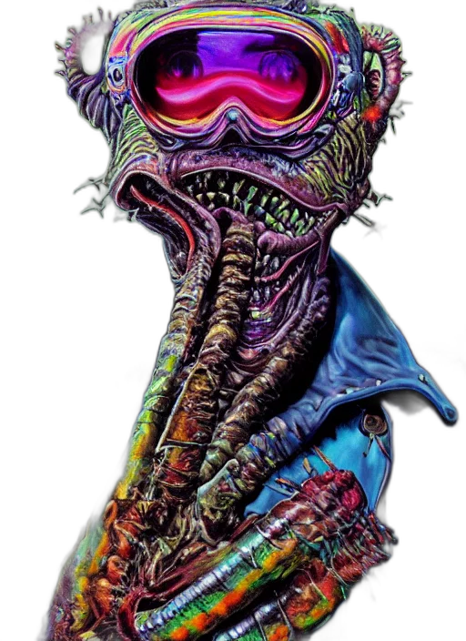 mask, creature, face, staff transparent PNG cut-out