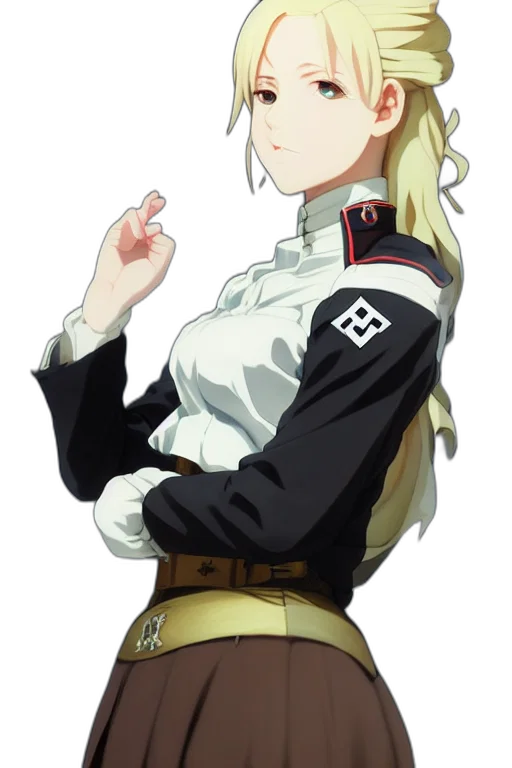 jacket, staff, crown, weapon transparent PNG cut-out
