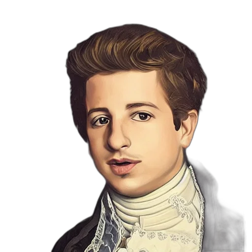 face, jacket, hair, staff transparent PNG cut-out
