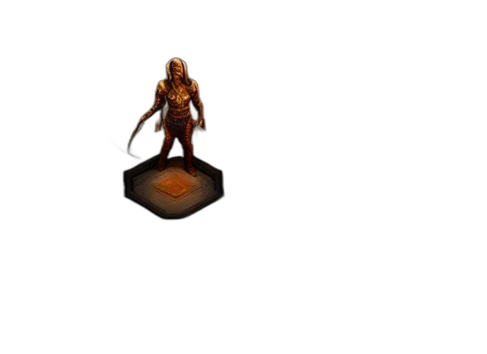creature, staff, weapon, robot transparent PNG cut-out