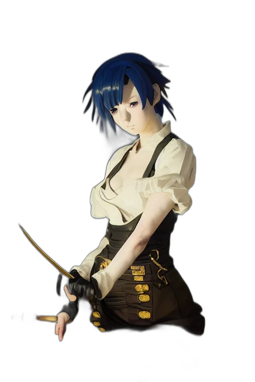 staff, sword, weapon, dress transparent PNG cut-out
