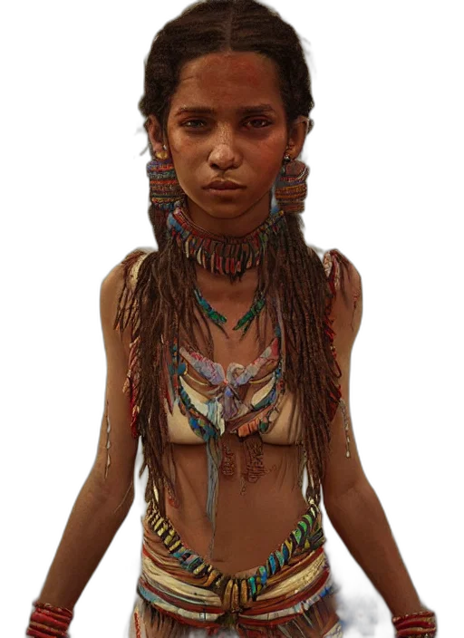 jewelry, mask, face, staff transparent PNG cut-out