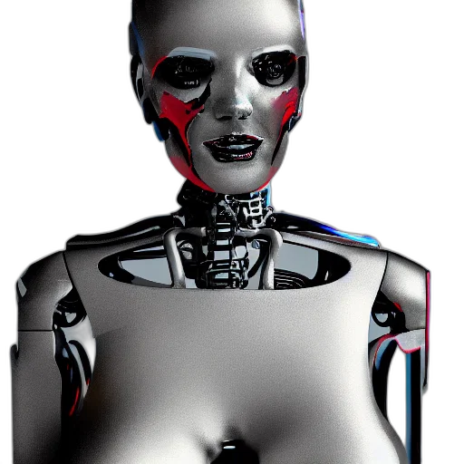 robot, mask, face, cyberpunk transparent PNG cut-out