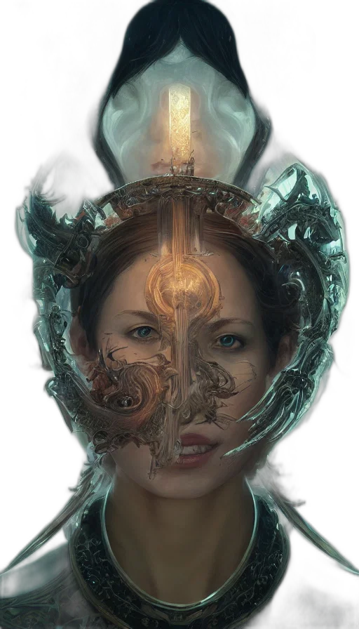 mask, face, crown, creature transparent PNG cut-out