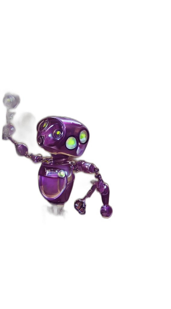 robot, jewelry, staff, creature transparent PNG cut-out