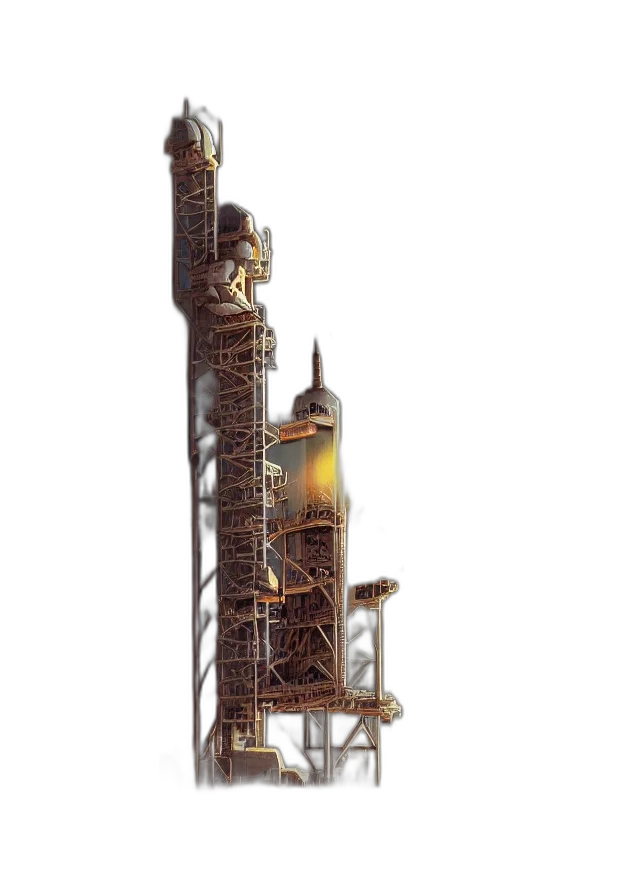 staff, weapon, robot, building transparent PNG cut-out