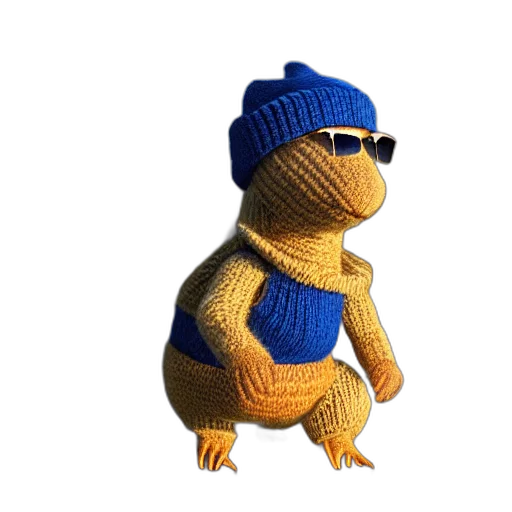 hat, animal, creature, jacket transparent PNG cut-out