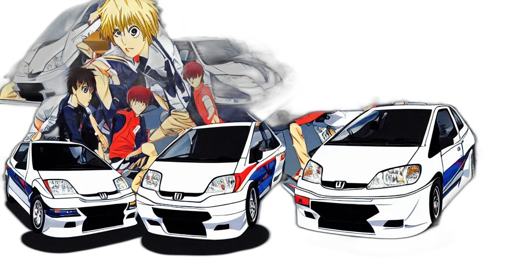 car, anime, photorealistic, concept art transparent PNG cut-out