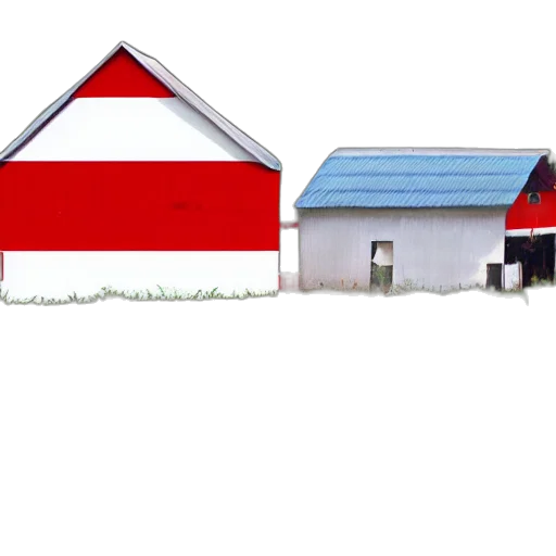 building, food, car, 3d render transparent PNG cut-out