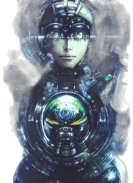 robot, face, mask, concept art transparent PNG cut-out