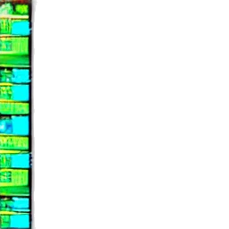 pixel art, vaporwave, 3d render, blue transparent PNG cut-out