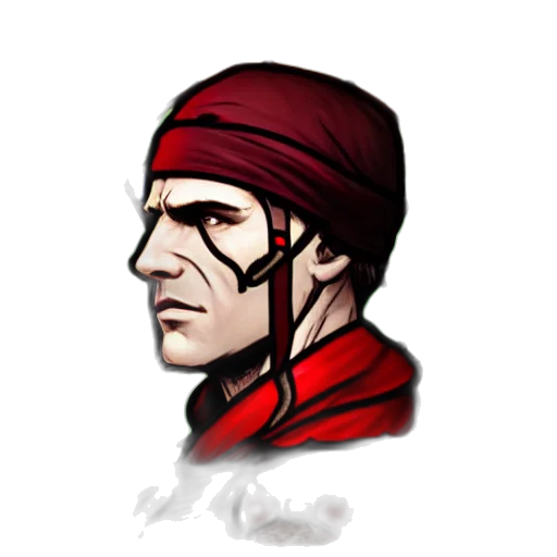 staff, face, hat, pixel art transparent PNG cut-out