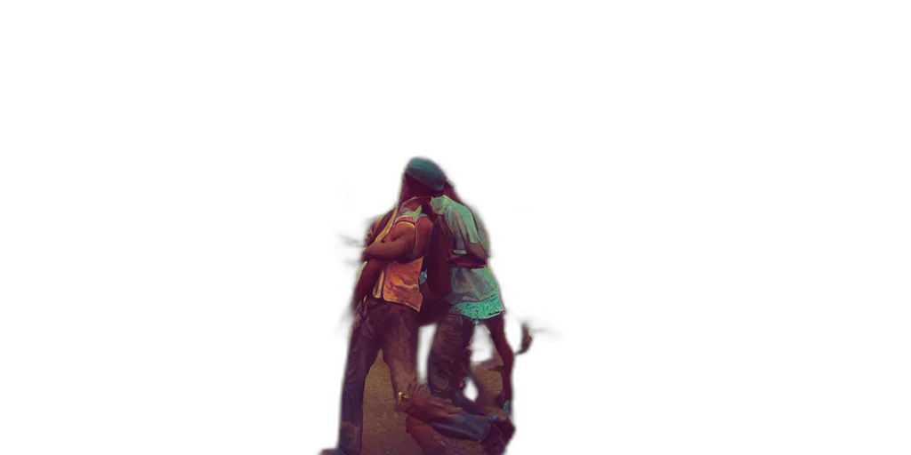 sword, weapon, jacket, creature transparent PNG cut-out