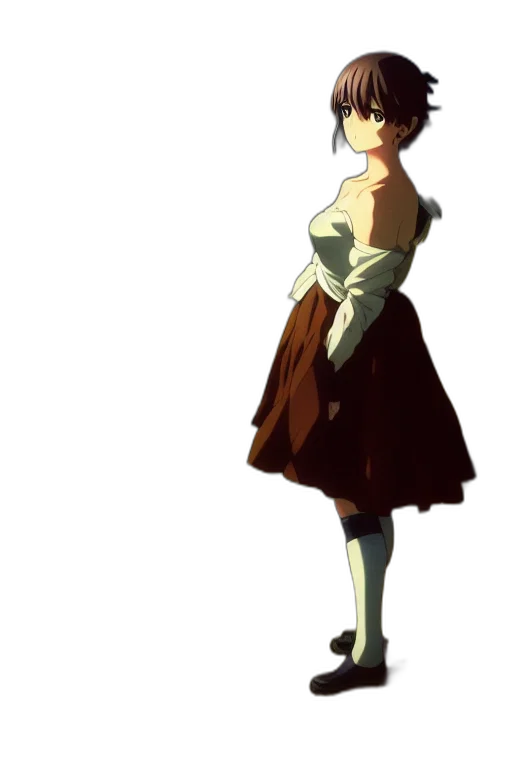 dress, staff, face, jacket transparent PNG cut-out