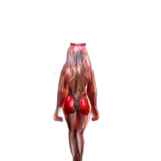 creature, dress, animal, hair transparent PNG cut-out
