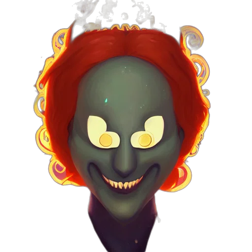 mask, crown, face, staff transparent PNG cut-out