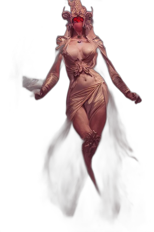 dress, creature, fantasy art, concept art transparent PNG cut-out