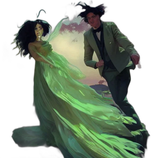 dress, jacket, concept art, fantasy art transparent PNG cut-out