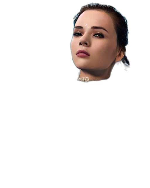 face, robot, mask, hair transparent PNG cut-out
