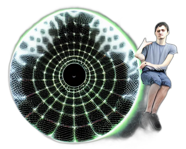 hair, concept art, 3d render, outer space transparent PNG cut-out