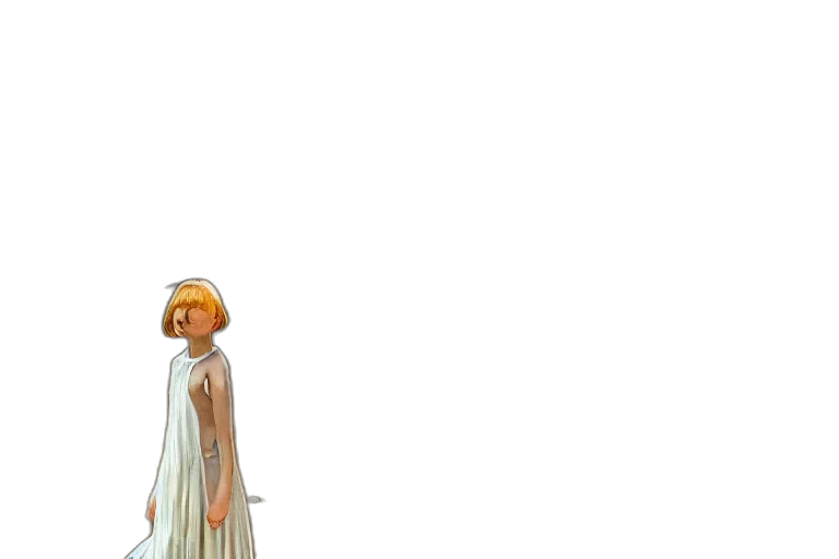 dress, staff, hat, crown transparent PNG cut-out