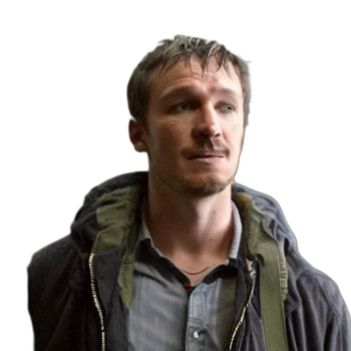 jacket, staff, face, concept art transparent PNG cut-out