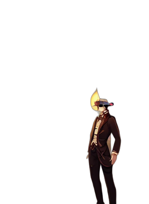 staff, hat, mask, robot transparent PNG cut-out