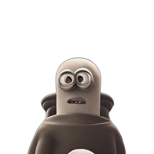robot, face, creature, staff transparent PNG cut-out