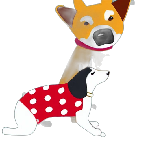 staff, animal, cartoon, 3d render transparent PNG cut-out