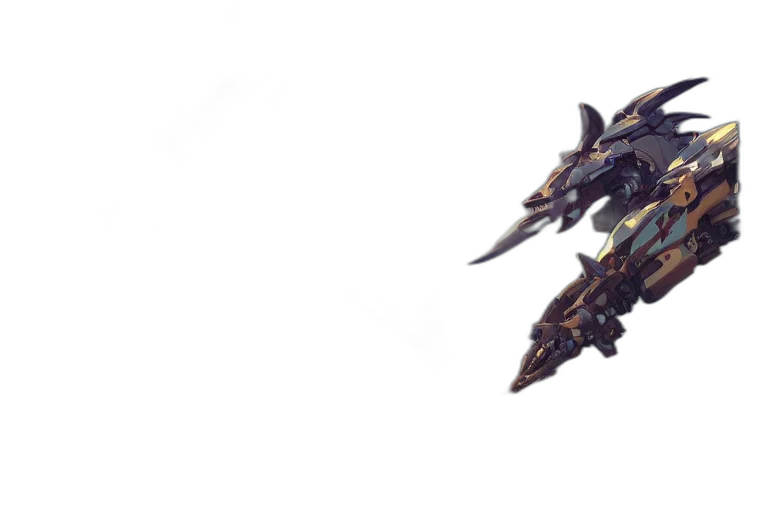 weapon, dragon, robot, sword transparent PNG cut-out